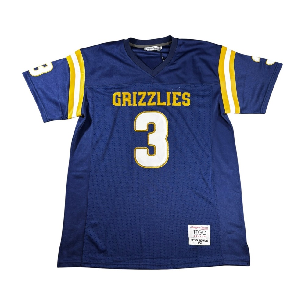 Headgear Classics Brock Bowers Napa High School Grizzlies Jersey Navy 3XL NEW